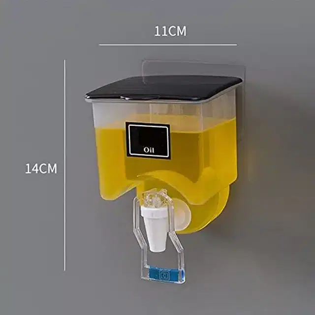 Wall Mounted Oil Dispenser Tank, Assorted, 1000 ml