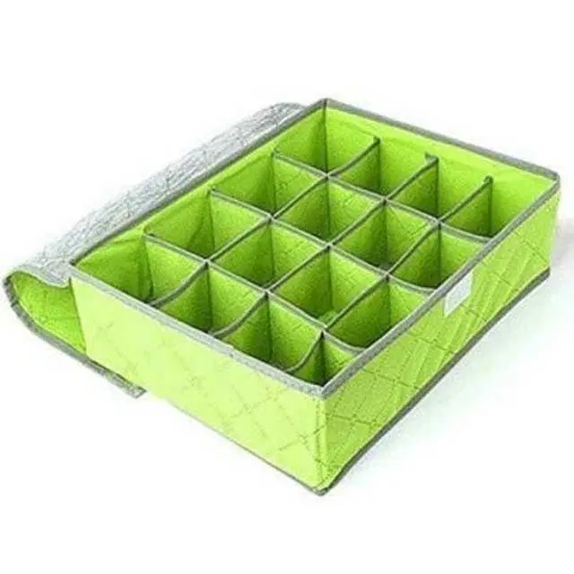 Sterling Bazaar 24 Grid Storage Organizer Container Drawer Closet Foldable Storage Box, St-083