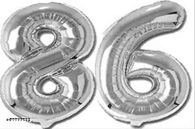 Number Foil Balloon, Assorted, Pack of 1
