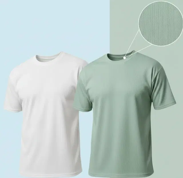 Polyester Round Neck T-shirt for Men, Multicolour, Pack of 2 (M)