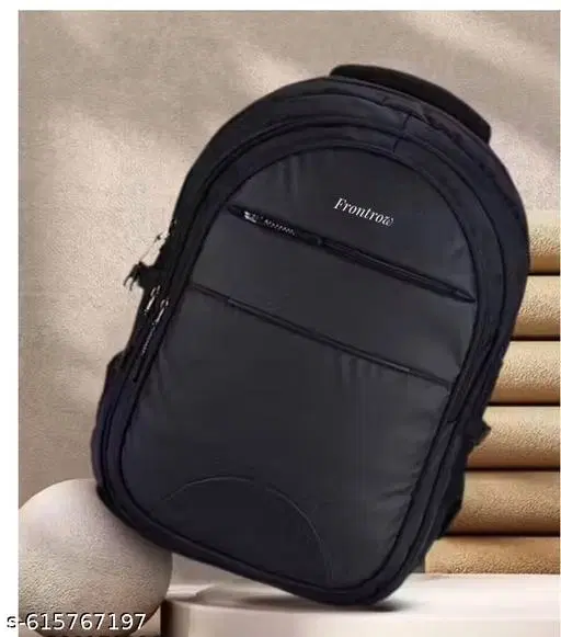 PRAYER BAGs  48L Black Laptop Backpack with 5 Compartment, Bottle Pocket, Front Pocket|Fits upto 17Inch Laptop Bag |Business, College, School Backpack|Casual Daypacks|Durable Backpack for Men & Women trendy men backpack School bag