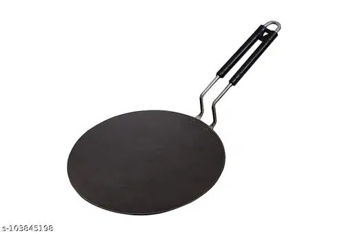 Cast Iron Tawa, Black