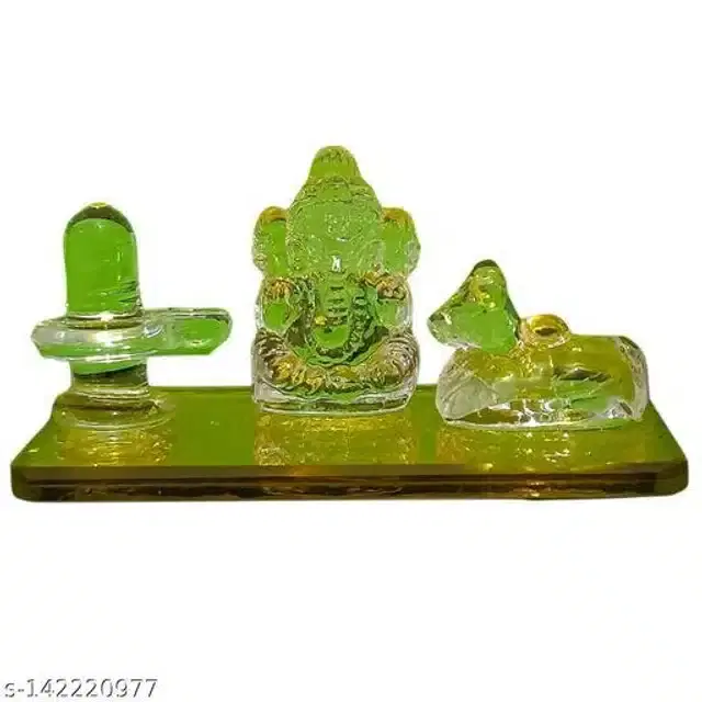 Crystal Decoration Showpieces, Green