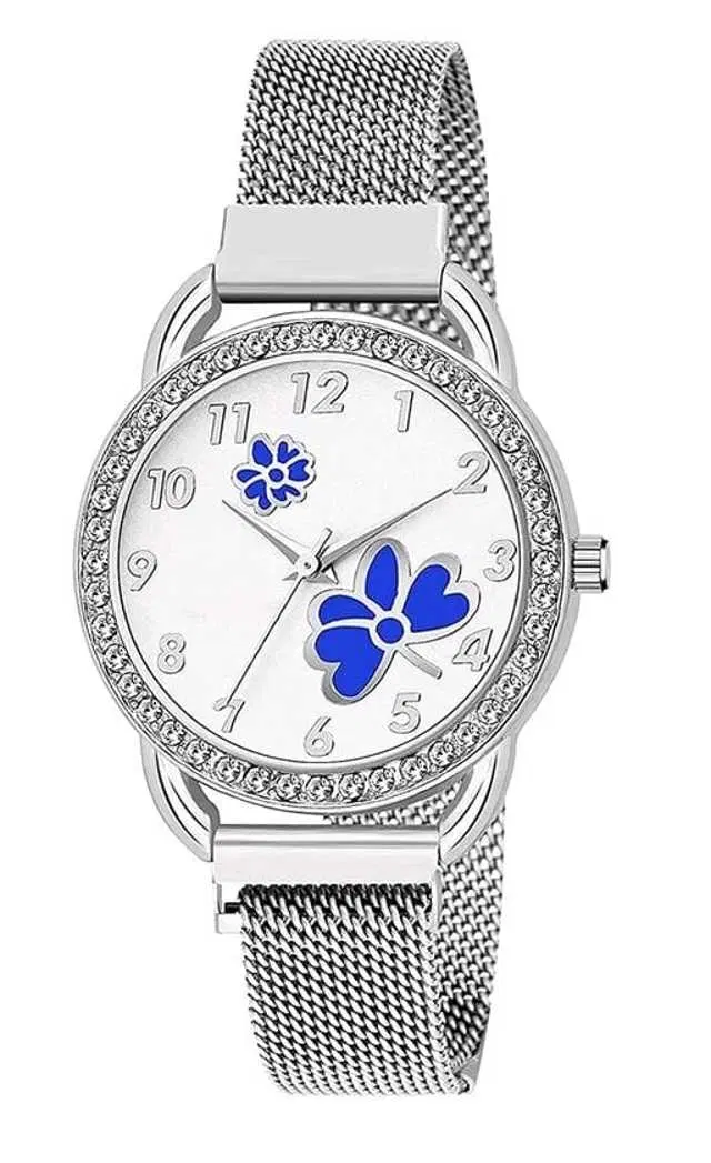 Analog Watch For Womens (Silver) (WS-279)