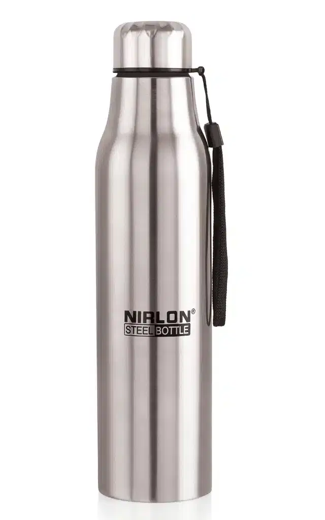 Stainless Steel Insulated Single Wall Water Bottle, Silver, 650 ml
