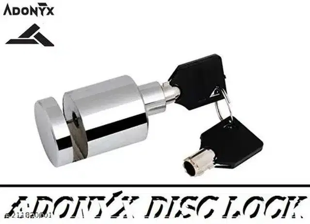 Bicycle Wheel Disk Lock, Silver