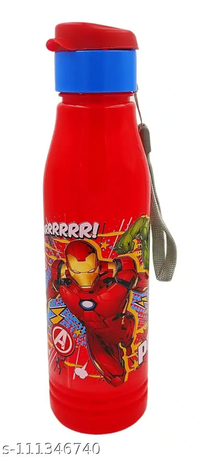 Plastic Water Bottle, Multicolor, 800 ml