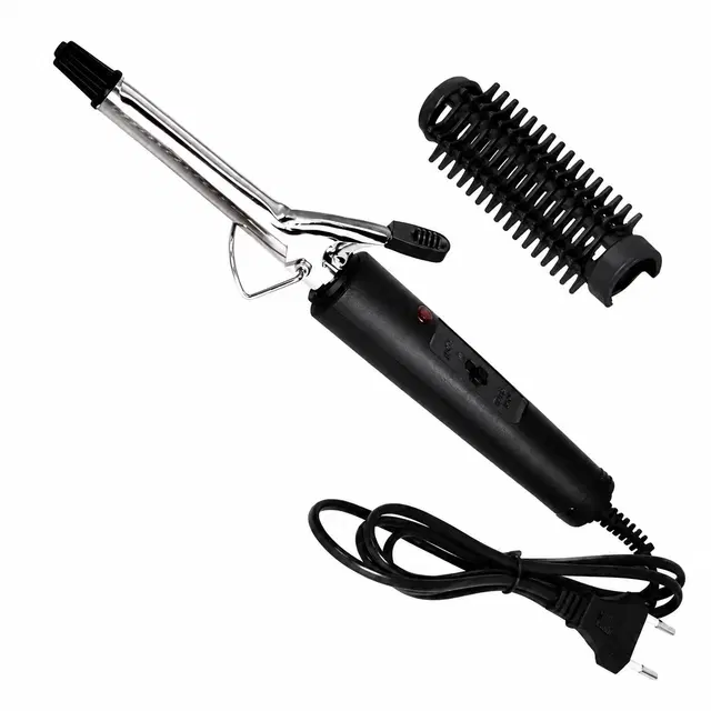 Hair Curler Iron for Women-  471B [Black, Pack of 1]