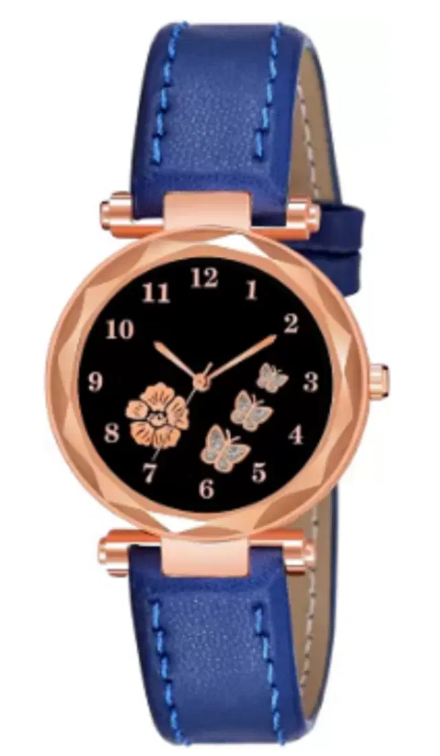 Analog Watch for Women & Girls, Pack of 2 (Multicolor)