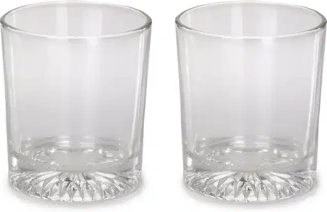 Liquor cum Cocktail Glasses, Transparent, 300 ml, Pack of 2