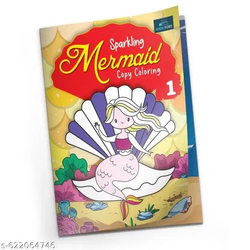 Sparkling Mermaid Copy Coloring Book Part 1
