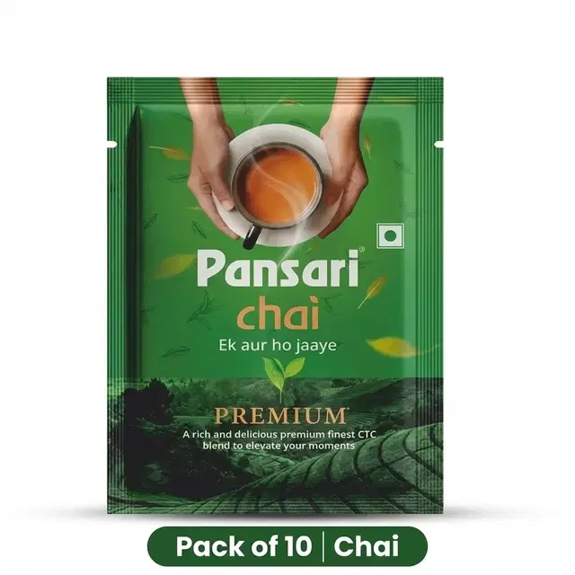 Pansari Chai Premium 10x30 g (Pack of 10)