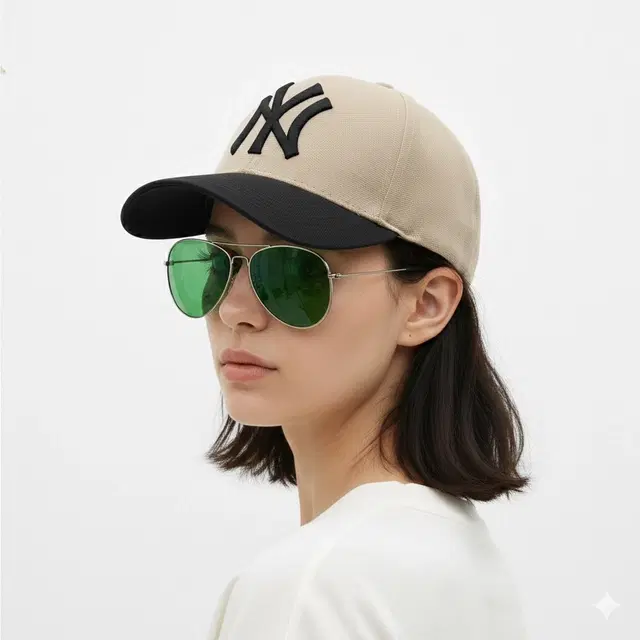 Baseball Cap for Women,Beige, Pack of 1