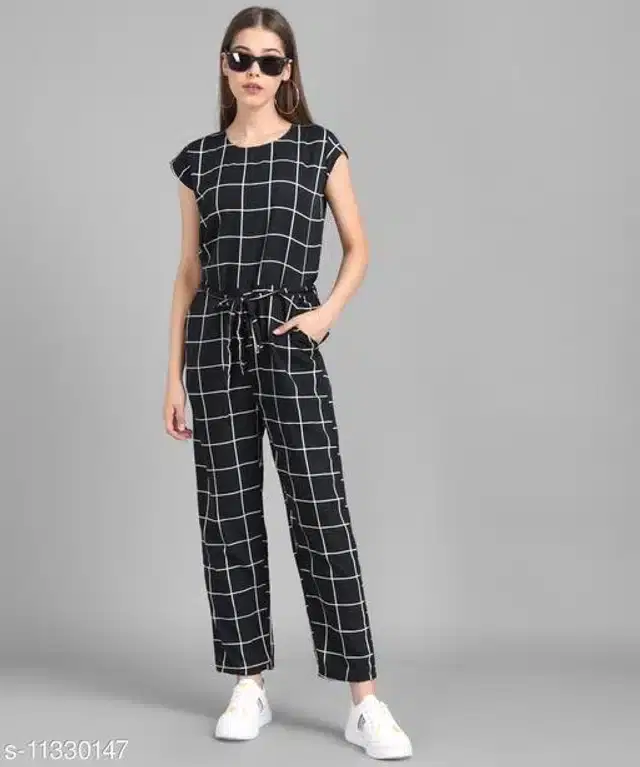 Jumpsuits for Women (Black, L)