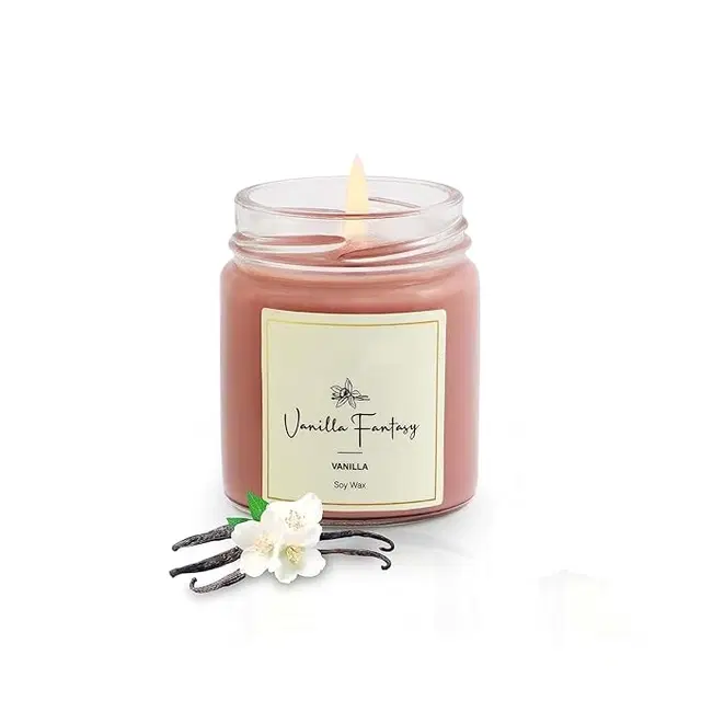 Long Lasting Aroma Jar Candles, Multicolor, Pack of 1