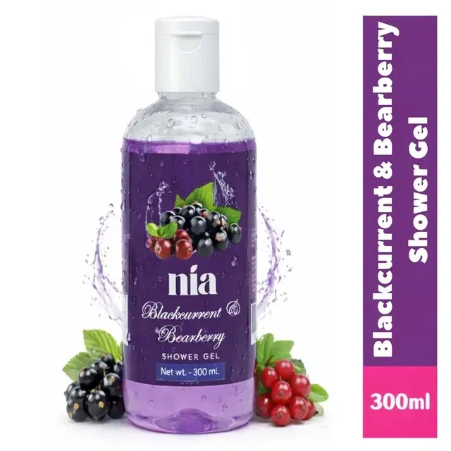 Nia Blackcurrant & Bearberry Shower Gel 300 ml