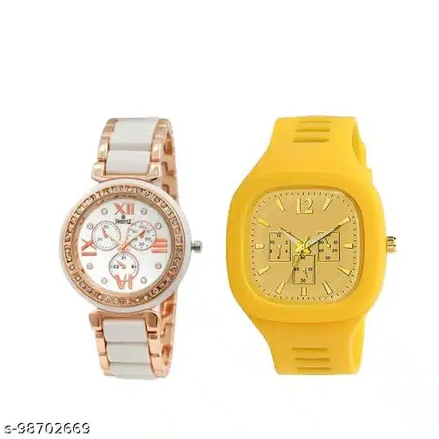 Analog Watch for Women (Multicolor)