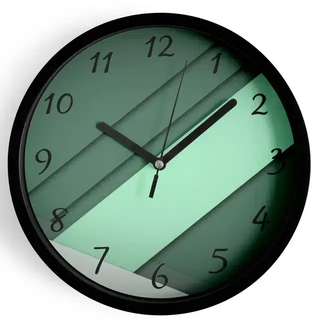 Plastic Printed Wall Clock, Multicolor, 7 Inches