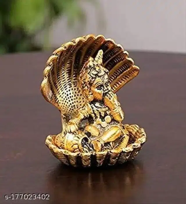 Brass Laddu Gopal Idol, Gold
