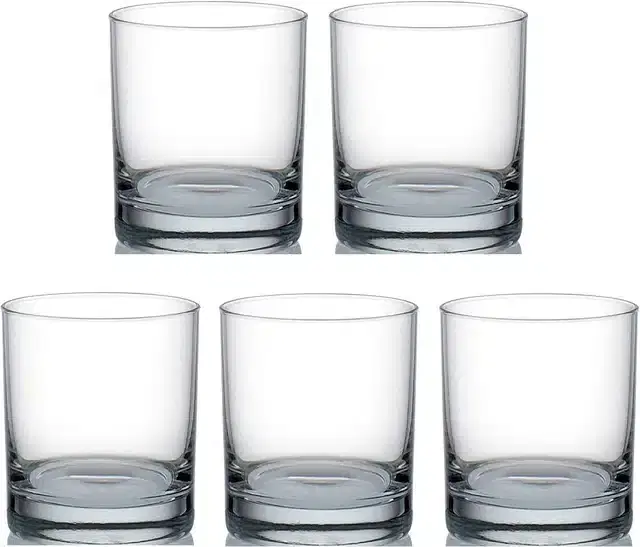 Liquor cum Cocktail Glasses, Transparent, 280 ml, Pack of 5