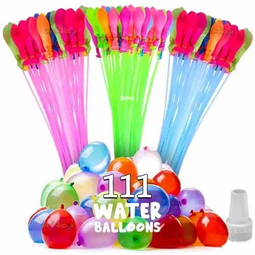 111 Pcs  Holi Water Balloon For Kids Boys, Girls, Multicolour (Set Of 1)
