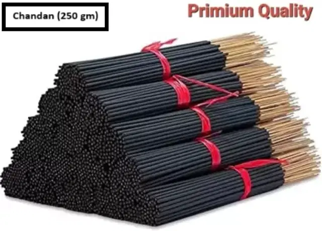 Premium Natural Handmade Loose Chandan Agarbatti, 250 g