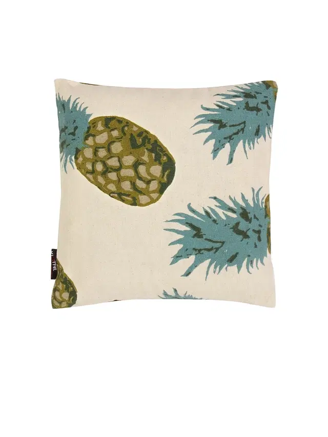 Cotton Cushion Cover, Off White, 12x12 inches