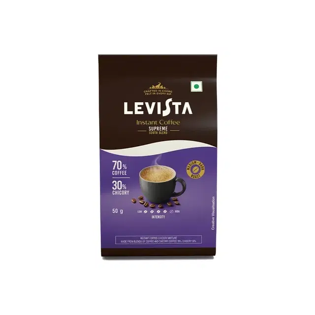 Levista Supreme Instant Coffee 50 g Pouch