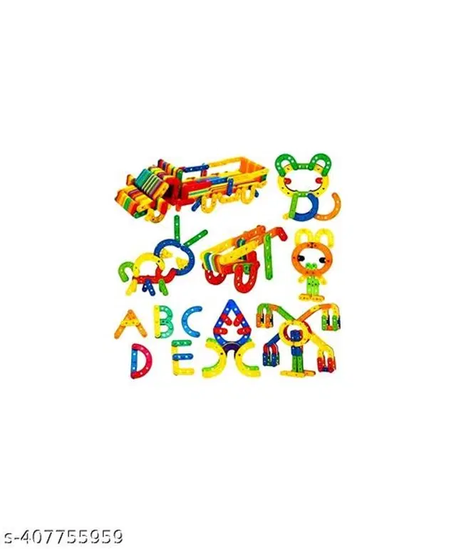 Building Blocks for Kids, Multicolor, Pack of 100