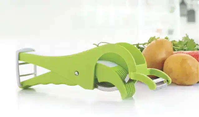 Plastic Vegetable Chopper, Green