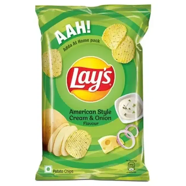 Lays Americann Style Cream & Onion Flavour Chips 80 g