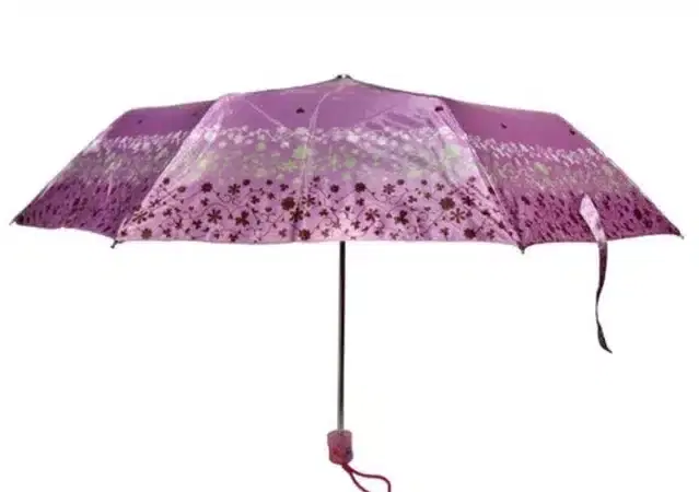Foldable Printed Umbrella For Women And Men, Multicolor