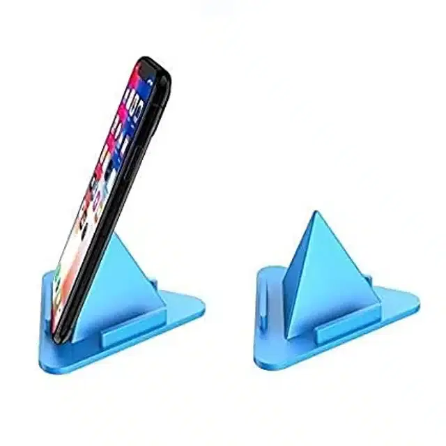 Pyramid Mobile Stand, Pack of 2, Blue