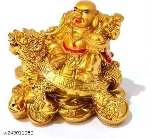 Laughing Buddha Showpieces, Gold