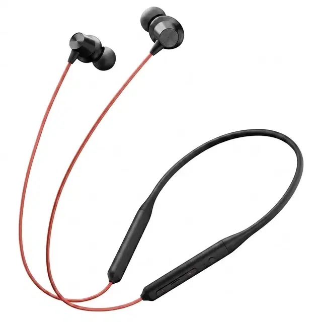 TECHFIRE T60 Pro Bluetooth Neckband with ANC/ENC [Red]