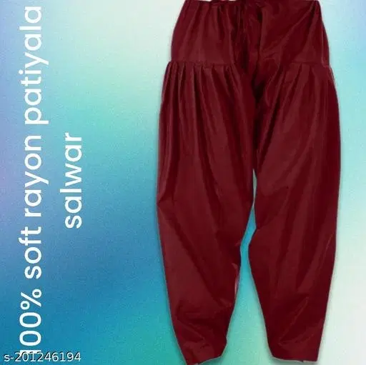 Salwar for Women (Maroon, 28)