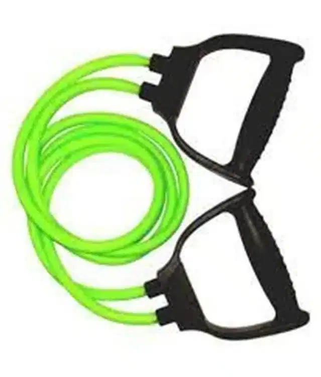 Double Toning Resistance Tube Exercise Band, Multicolor
