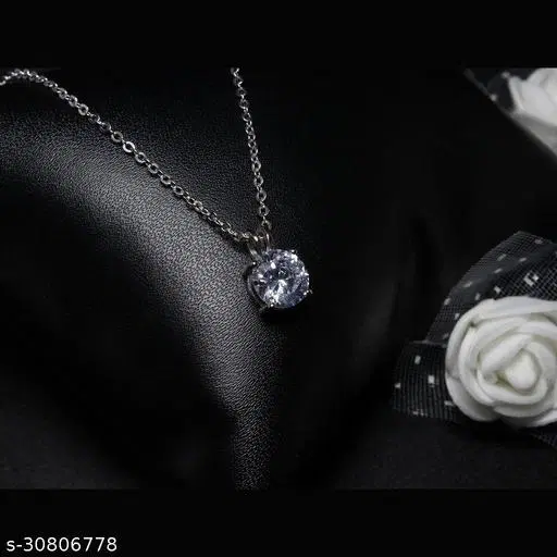 Necklaces & Chains for Women Silver Free Size