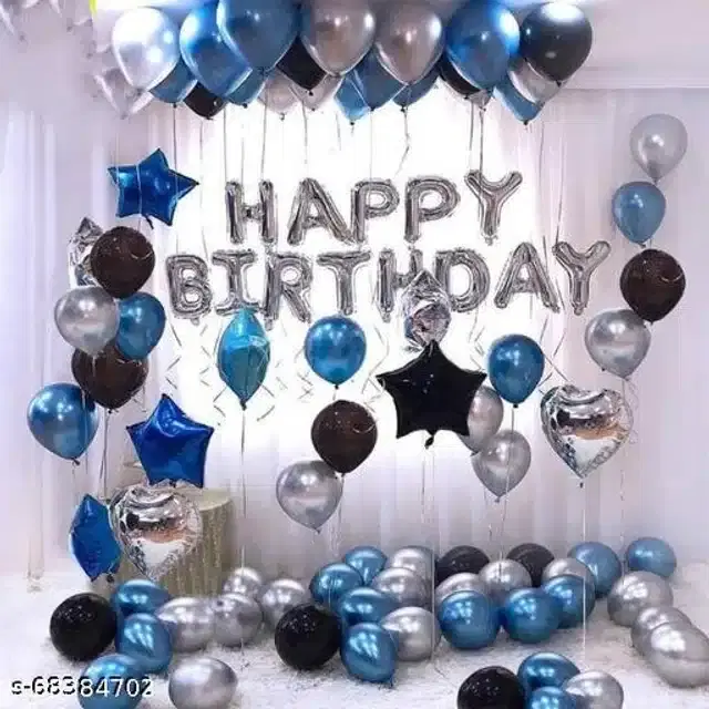 Birthday Party Decoration Kit, Multicolor, Set of 51
