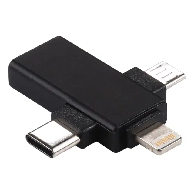 3in1 OTG Adapter,Black