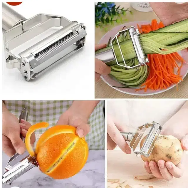 Stainless Steel Vegetable Peeler, Silver