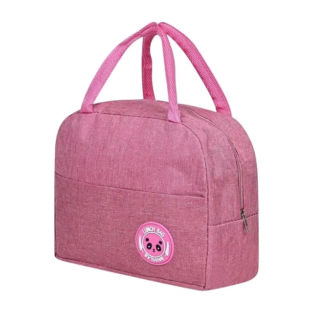 Insulated Tharmal Lunch Box Bag (Pink)