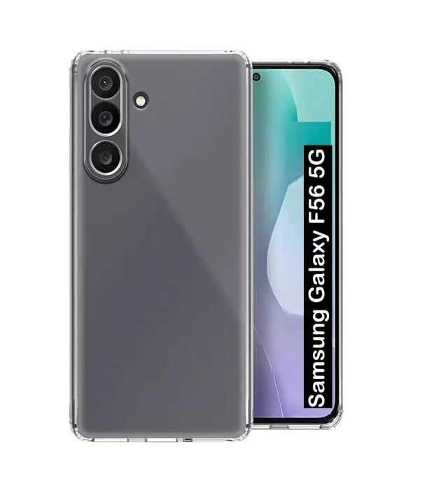 Silicon Back Cover For Samsung F56 5G / M56 5G, Transparent