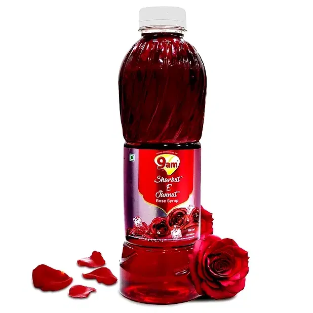 9 Am Sharbat-E-Jannat Rose  750 ml