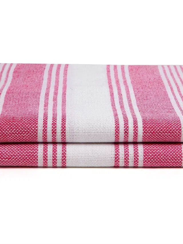 Cotton High Absorbent Bath Towels, Pink, Pack of 2
