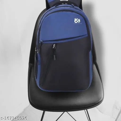 Nylon Backpack for Men & Women, Black