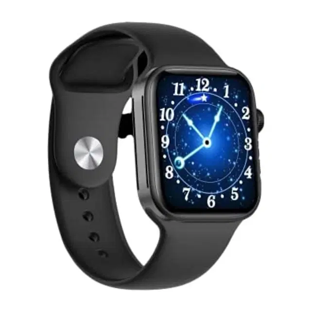 Rubber Strap T 500 Bluetooth Smartwatch for Men & Women, Black