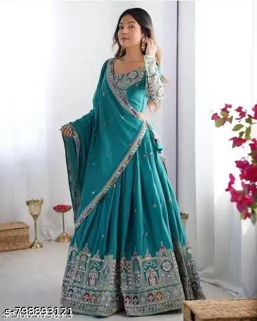 Lehenga Choli for Women (Free Size)