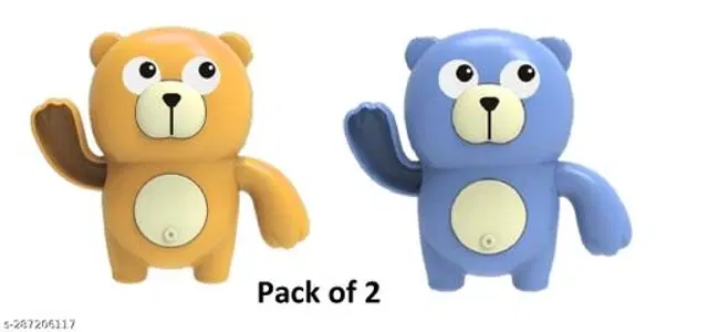 Rubber Bath Toy for Kids, Multicolor, Pack of 2