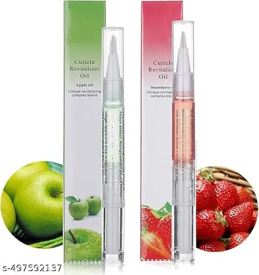 Beauty Nail Cuticle Oil Pen Nail Nutrition Oil Pen Nail Nourishment Pens Smell Cuticle Revitalizer for Agnail Nourish. Skin Nail Care. Multi Fragrances Essential Nail Care. (3ml x 2 Pcs)
